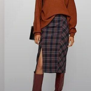 FREE PEOPLE Wellington Plaid Skirt Size 4 (NWT!!)